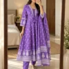 Jaipuri Printed Cotton 60-60 Anarkali Kurta Pant Dupatta Set (M-3XL) - Image 4