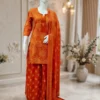 Jaipuri Pure Cotton Gopi Dress Kurti Skirt Set with Dupatta - Image 5