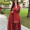 Jaipuri Pure Cotton Kurti Sharara Set with Malmal Dupatta