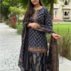 Jaipuri Pure Cotton Kurti Sharara Set with Malmal Dupatta - Image 6