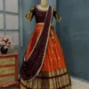 Kanjiveram Silk Lehenga with Stitched Maggam Work Blouse - Image 33