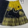 Kanjiveram Silk Lehenga with Stitched Maggam Work Blouse - Image 6