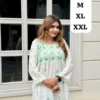 Lucknowi Chikankari Hand Embroidered Rayon Short Kurti for Jeans | Peplum Frock Style Tunic Top (Sizes S to XXL) - Image 6