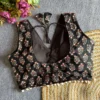 Navratri Special Ajrakh Cotton Blouse with Real Cowrie Shells | Readymade Choli - Image 3