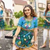 Navratri Traditional Gujarati Embroidered Khadi Cotton Kedia with Tulip Dhoti Pant Set (2 Pcs) - Image 2