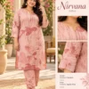 Nirvana Floral Viscose Chanderi Kurti with Pants | Plus Size (4XL–6XL) Daily & Festive Ethnic Co-Ord Set