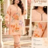 Nirvana Floral Viscose Chanderi Kurti with Pants | Plus Size (4XL–6XL) Daily & Festive Ethnic Co-Ord Set - Image 2