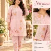 Nirvana Floral Viscose Chanderi Kurti with Pants | Plus Size (4XL–6XL) Daily & Festive Ethnic Co-Ord Set - Image 4