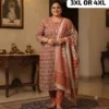Plus Size Pure Cotton Kurta Pant with Dupatta Set (3XL to 6XL) | Women's Printed 3-Piece Daily & Office Wear Suit Set - Image 20