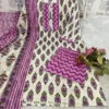 Plus Size Pure Cotton Kurta Pant with Dupatta Set (3XL to 6XL) | Women's Printed 3-Piece Daily & Office Wear Suit Set - Image 21