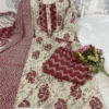 Plus Size Pure Cotton Kurta Pant with Dupatta Set (3XL to 6XL) | Women's Printed 3-Piece Daily & Office Wear Suit Set - Image 8