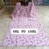 Plus Size Pure Cotton Straight Kurti (5XL to 10XL) | Floral Print 44" Long Daily Wear Kurta for Women