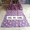 Plus Size Pure Cotton Straight Kurti (5XL to 10XL) | Floral Print 44" Long Daily Wear Kurta for Women - Image 5