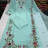 Premium 60s Cotton Floral Embroidered Kurta Pant Set with Dupatta – 3-Piece Jaipuri Ethnic Suit - Image 15