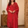 Premium 60s Cotton Floral Embroidered Kurta Pant Set with Dupatta – 3-Piece Jaipuri Ethnic Suit - Image 7