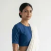 Pure 2/2 Cotton Readymade Blouse Wholesale | Stitched Plain Round Neck Daily Wear Saree Blouse