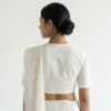Pure 2/2 Cotton Readymade Blouse Wholesale | Stitched Plain Round Neck Daily Wear Saree Blouse - Image 3