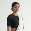 Pure 2/2 Cotton Readymade Blouse Wholesale | Stitched Plain Round Neck Daily Wear Saree Blouse - Image 6