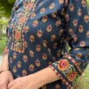 Pure 60/60 Cotton Printed Short Kurti with Flared Palazzo & Malmal Dupatta Set | Handwork Festive 3-Piece Sharara Suit (M–3XL) - Image 3