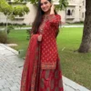 Pure 60/60 Cotton Printed Short Kurti with Flared Palazzo & Malmal Dupatta Set | Handwork Festive 3-Piece Sharara Suit (M–3XL) - Image 5