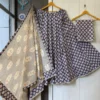 Pure Cambric Cotton Chaniya Choli with 7 Meter Flare | Jaipuri Block Print Kali Pattern Lehenga Set with Malmal Dupatta - Image 16
