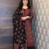 Pure Cotton 60-60 A-Line Kurta Palazzo Set with Malmal Dupatta - Image 12