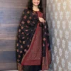 Pure Cotton 60-60 A-Line Kurta Palazzo Set with Malmal Dupatta - Image 7