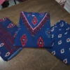 Pure Cotton 6060 Ikat Print Kurti Pant Set with Dupatta | Hand Mirror Work Festive Ethnic Suit 3-Piece - Image 11