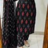Pure Cotton 6060 Ikat Print Kurti Pant Set with Dupatta | Hand Mirror Work Festive Ethnic Suit 3-Piece - Image 17