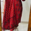 Pure Cotton 6060 Ikat Print Kurti Pant Set with Dupatta | Hand Mirror Work Festive Ethnic Suit 3-Piece - Image 6