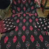 Pure Cotton 6060 Ikat Print Kurti Pant Set with Dupatta | Hand Mirror Work Festive Ethnic Suit 3-Piece - Image 8