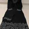 Pure Cotton 6060 V-Neck Kurti Pant Set with Embroidery Work | Elegant Office & Daily Wear 2-Piece Suit - Image 13
