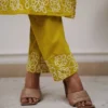 Pure Cotton 6060 V-Neck Kurti Pant Set with Embroidery Work | Elegant Office & Daily Wear 2-Piece Suit - Image 25
