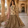 Pure Cotton 60x60 Gopi Dress Set | Floral Block Print Short Kurti with Heavy Flared Skirt & Mal Dupatta (M–XXL) - Image 3