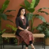 Pure Cotton Ajrakh Print Straight Kurti - Image 14