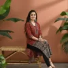 Pure Cotton Ajrakh Print Straight Kurti - Image 15