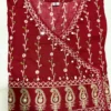 Pure Cotton Angrakha Anarkali Kurti Pant Set with Original Mirror Work & Printed Dupatta (3-Piece Festive Suit) - Image 13
