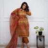 Pure Cotton Bandhani Leheriya Print Kurta Pant Set with Tie-Dye Dupatta – 3-Piece Ethnic Suit - Image 7