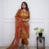 Pure Cotton Bandhani Leheriya Print Kurta Pant Set with Tie-Dye Dupatta – 3-Piece Ethnic Suit - Image 8