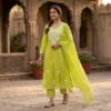 Pure Cotton Embroidered Kurti Pant Set with Dupatta – 3-Piece Straight Salwar Suit for Women | Festive & Daily Ethnic Wear - Image 7