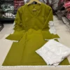 Pure Cotton Embroidered Kurti with Farshi Salwar Set for Women | 2-Piece Ethnic Suit Set - Image 11