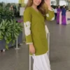 Pure Cotton Embroidered Kurti with Farshi Salwar Set for Women | 2-Piece Ethnic Suit Set - Image 2