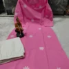 Pure Cotton Floral Aari Work Straight Kurti with Cotton Flex Palazzo Set | Elegant Daily & Office Wear 2-Piece Suit - Image 4