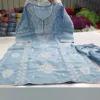 Pure Cotton Heavy Thread Embroidery Kurti Pant Set with Dupatta – Festive Straight Suit Set - Image 4