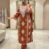Pure Cotton Heavy Thread Embroidery Kurti Pant Set with Dupatta – Festive Straight Suit Set - Image 5