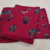 Pure Cotton Jaipuri Discharge Print Kurti Pant Set with Dupatta – 3 Piece Suit for Women - Image 10
