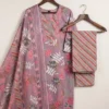 Pure Cotton Jaipuri Discharge Print Kurti Pant Set with Dupatta – 3 Piece Suit for Women - Image 3