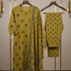 Pure Cotton Jaipuri Discharge Print Kurti Pant Set with Dupatta – 3 Piece Suit for Women - Image 4