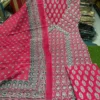 Pure Cotton Jaipuri Hand Block Print Kurti Pant Set with Cotton Dupatta | Hand Mirror Work Festive 3-Piece Suit - Image 10