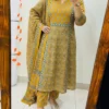 Pure Cotton Jaipuri Hand Block Print Kurti Pant Set with Cotton Dupatta | Hand Mirror Work Festive 3-Piece Suit - Image 13